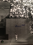 WILLIE MAYS FAMOUS OVER THE HEAD CATCH BOLD SIGNED 8x10 WITH WILLIES OWN SAY HEY KID COA 