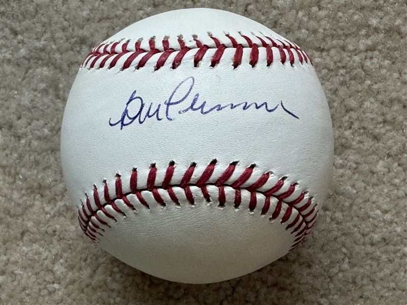 BILL PLUMMER Moeller Signed MLB Baseball